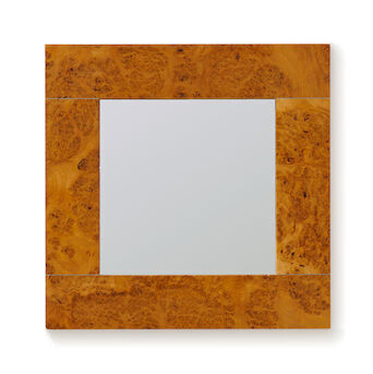 Geometric mirror range - Square silver section