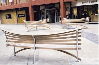 Public seating for Allied London Properties