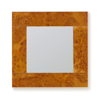 Geometric mirror range - Square silver section